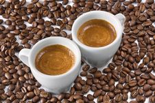 Espresso And Coffee Beans Stock Image Espresso And Coffee Beans Stock Image