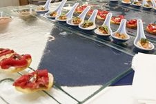 Gourmet Canapes Royalty Free Stock Photos Gourmet Canapes Royalty Free Stock Photos