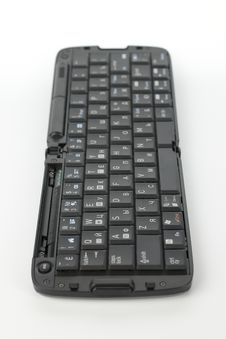 Compact Black Keyboard Royalty Free Stock Photo Compact Black Keyboard Royalty Free Stock Photo