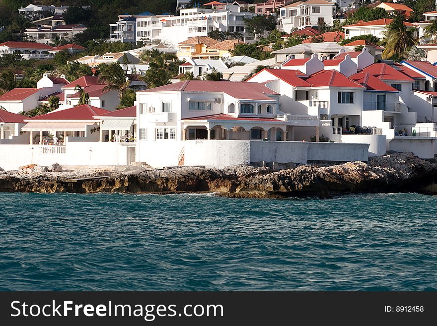 A picture of resort in Caribbean. A picture of resort in Caribbean