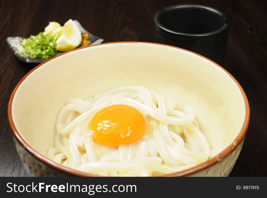 Japanese soba on the table. Japanese soba on the table