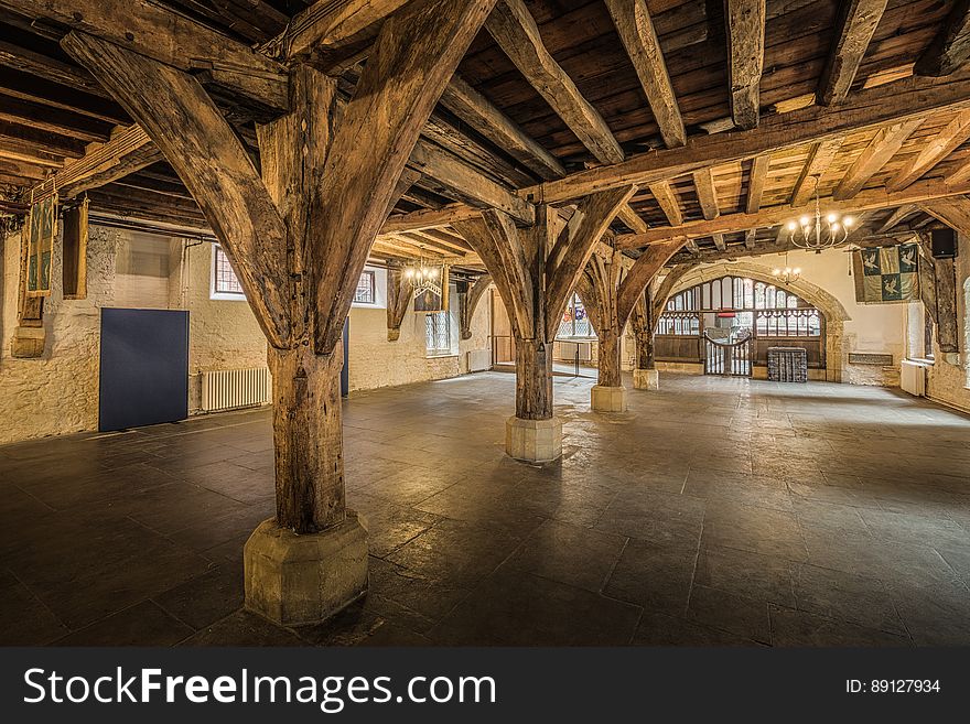 Here is an hdr photograph taken from the undercoft inside The Merchant Adventurers Hall. Located in York, Yorkshire, England, UK. &#x28;permission was given by the administration for photography&#x29;. Here is an hdr photograph taken from the undercoft inside The Merchant Adventurers Hall. Located in York, Yorkshire, England, UK. &#x28;permission was given by the administration for photography&#x29;