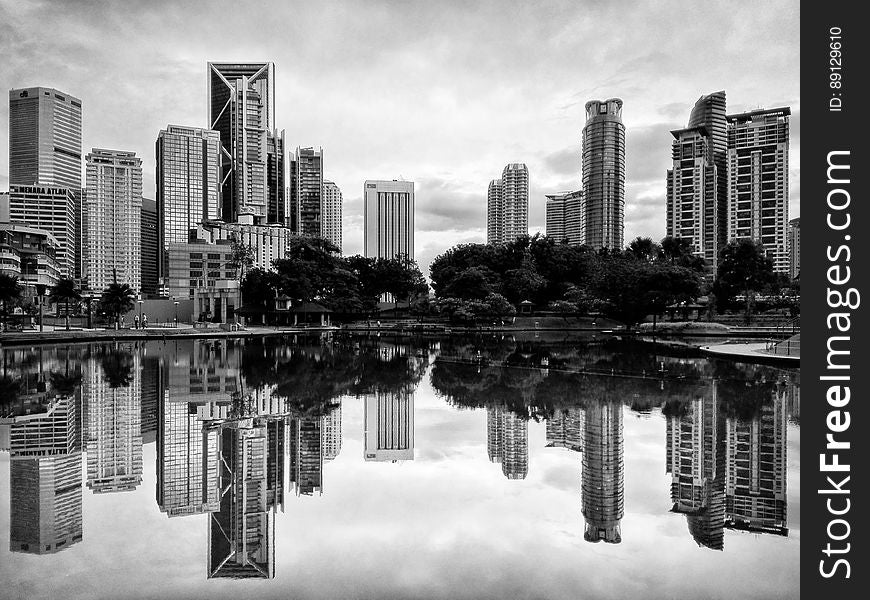 A view across the pond in a park near Jalan Tun Razak, Kuala Lumpur, Malaysia. A view across the pond in a park near Jalan Tun Razak, Kuala Lumpur, Malaysia.