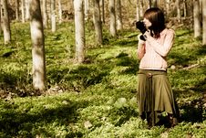 Female Photographer Royalty Free Stock Image Female Photographer Royalty Free Stock Image