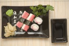 Sushi Plate Stock Image Sushi Plate Stock Image