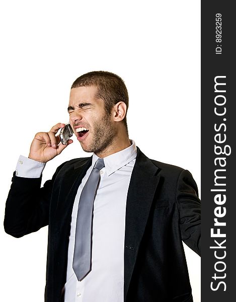 Young Man With Cellphone