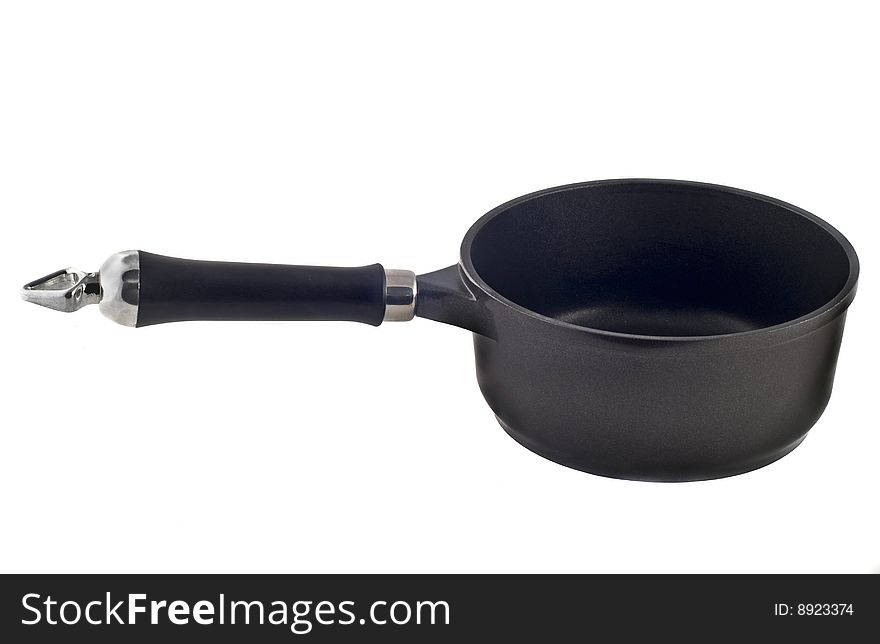 Deep griddle for cooking isolated