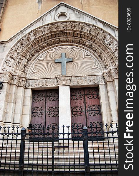 Old church lies in Qingdao, China. Old church lies in Qingdao, China.