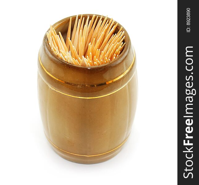 Bunch Of Toothpick Isolated