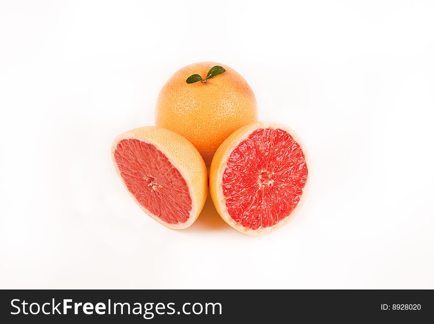 Red grapefruits