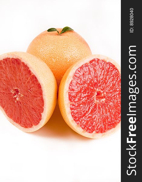 Fresf juicy red grapefruit full of vitamins. Fresf juicy red grapefruit full of vitamins