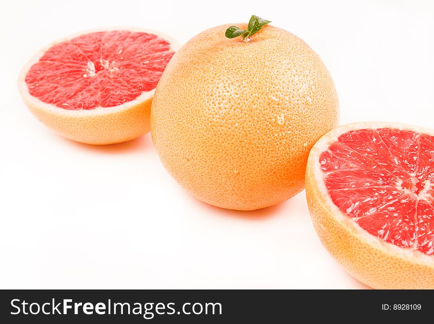 Fresh juicy red grapefruit full of vitamins. Fresh juicy red grapefruit full of vitamins