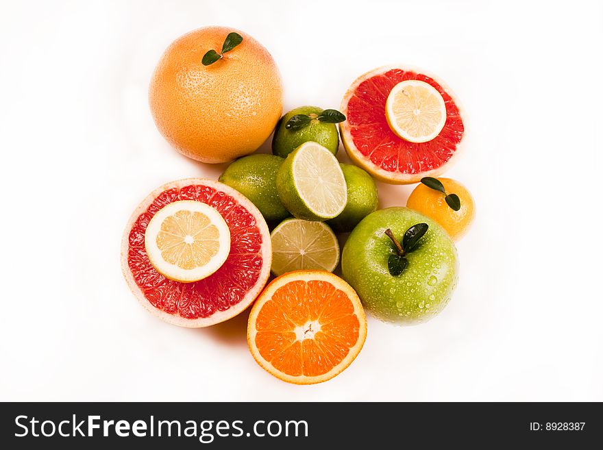 Fresh juicy fruits full of vitamins. Fresh juicy fruits full of vitamins