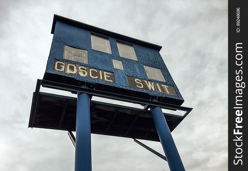 Old Stadium Scoreboard