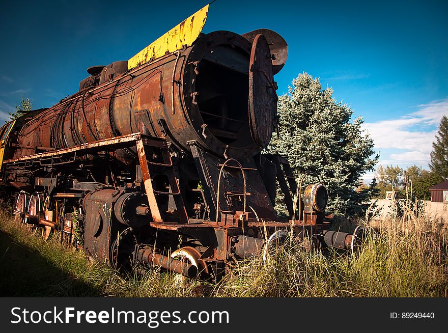 Train Graveyards, Krakow, Poland