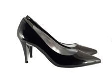Black Female Shoes Royalty Free Stock Photo Black Female Shoes Royalty Free Stock Photo