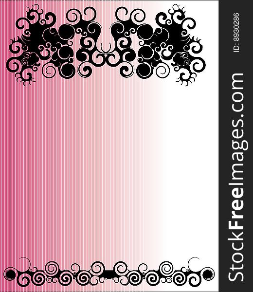 Pink Tribal Background