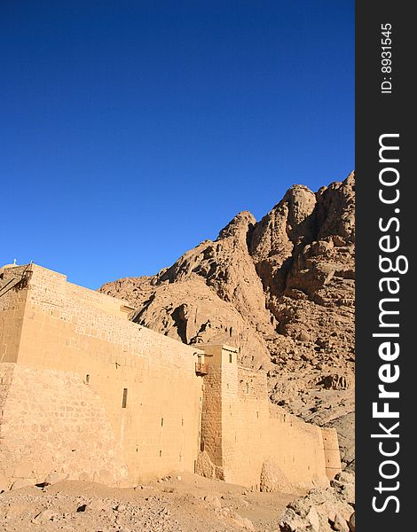 Saint Catherine's Manastery on the Sinai peninsula