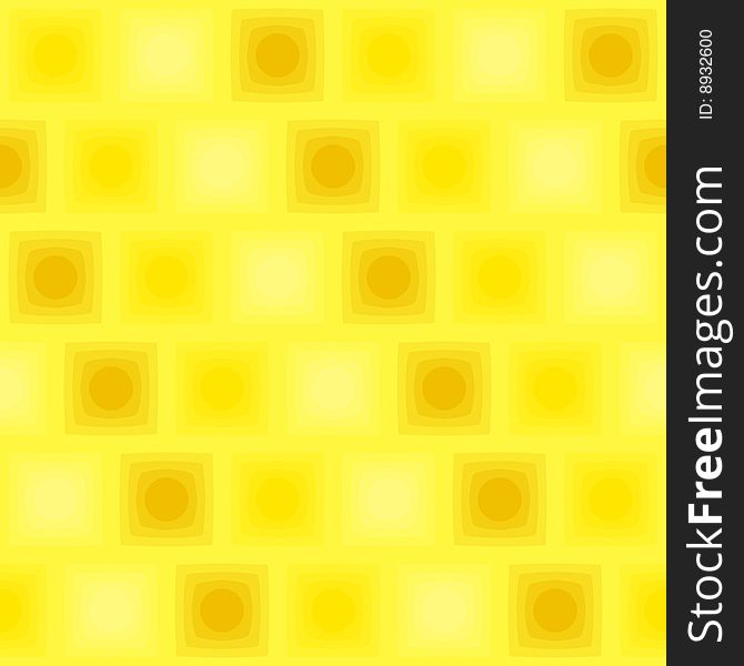 Seamless Yellow Tile Pattern