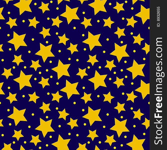 Seamless star pattern