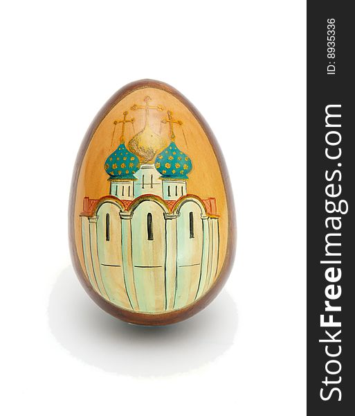 Russian Easter Egg Isolated