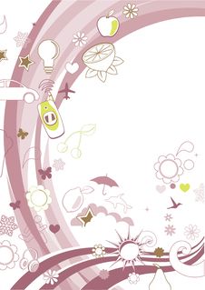 Retro Funky Background Stock Photography Retro Funky Background Stock Photography