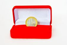 One Euro Coin Stock Images