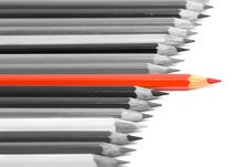 Red Pencil, Concept. Royalty Free Stock Images Red Pencil, Concept. Royalty Free Stock Images