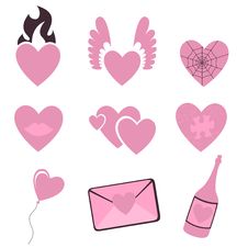 Love Icons Royalty Free Stock Image Love Icons Royalty Free Stock Image