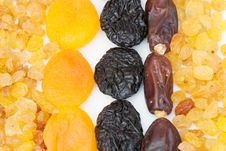 Dried Fruits Stock Photo