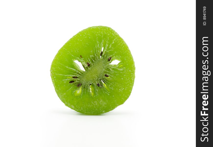 Multi-colored slices of fruits