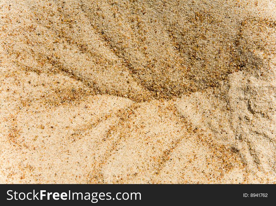 Beautiful sand background in Palanga, Lithuania