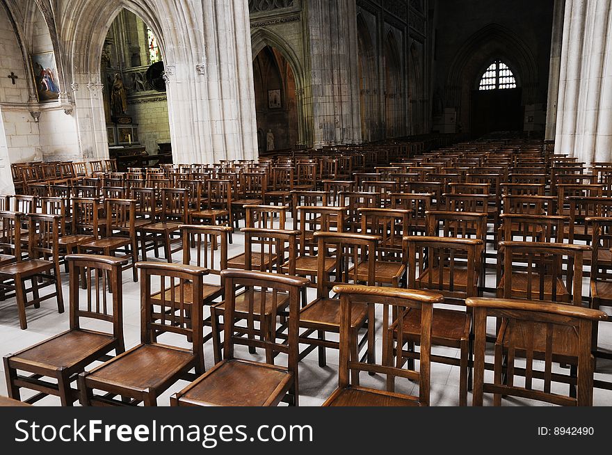 Chairs In The Church