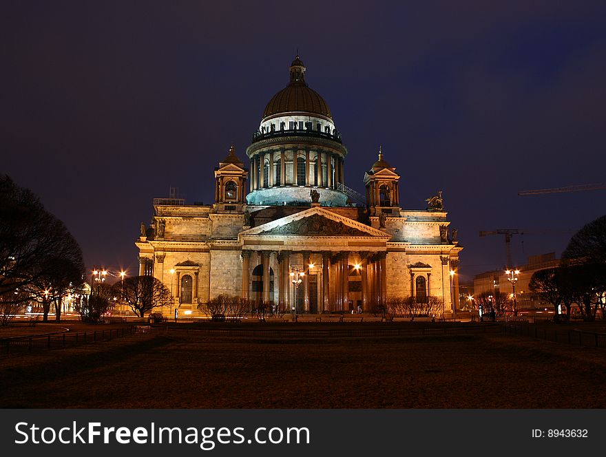Night Photography Saint Petersburg city, nightlife