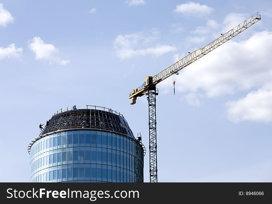 Climber On Skyscraper