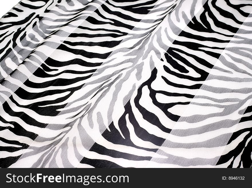 Piece of a black-and-white striped fabric. Piece of a black-and-white striped fabric