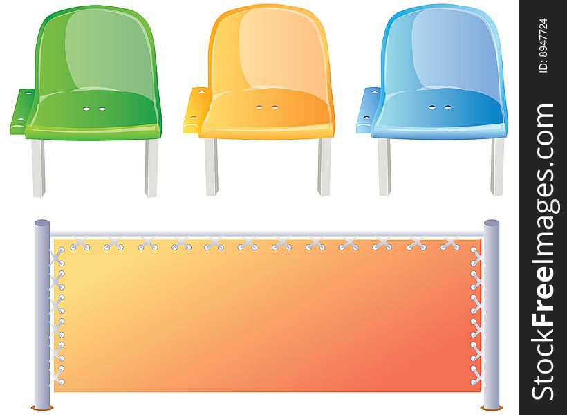 Colored chairs