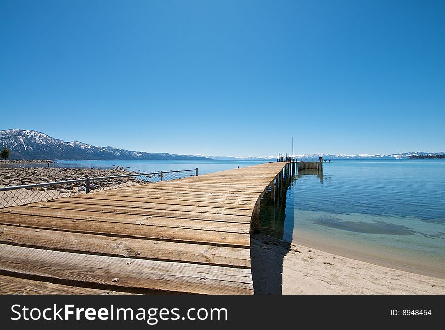 Pier at Lake Tahoe vacation