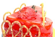 Strawberry Cake Stock Photography