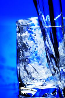 Glass With Water Royalty Free Stock Photography Glass With Water Royalty Free Stock Photography