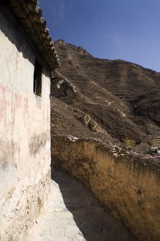 Old Street, Ancient Village, Nature And Blue Sky Royalty Free Stock Photo Old Street, Ancient Village, Nature And Blue Sky Royalty Free Stock Photo