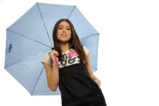 Woman With Umbrella Stock Photography Woman With Umbrella Stock Photography
