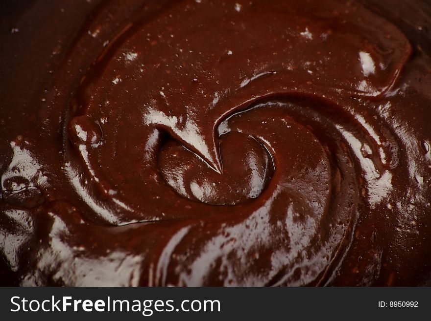 Hot chocolate. Shot in a studio.