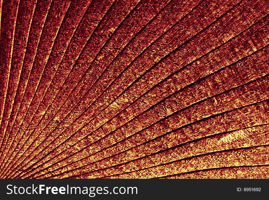 Decorative wooden Japanese fan