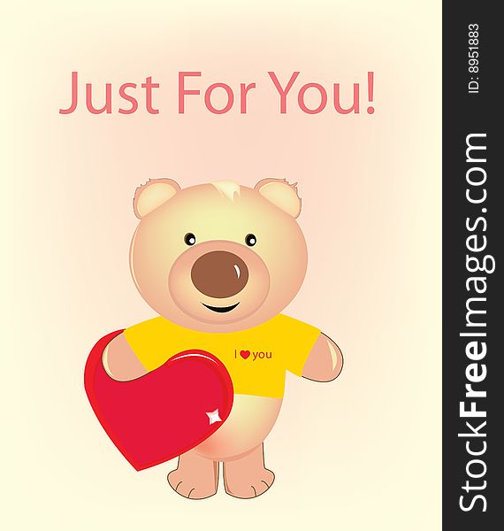 Just for you - small bear