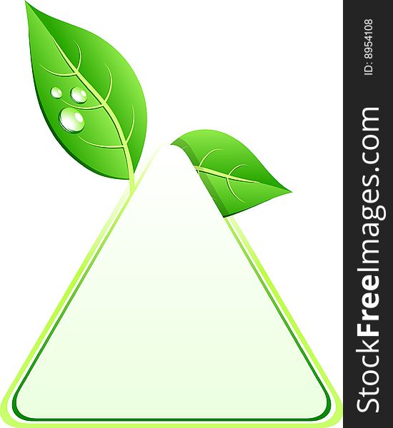 Green ecology background. Vector illustration. Green ecology background. Vector illustration.