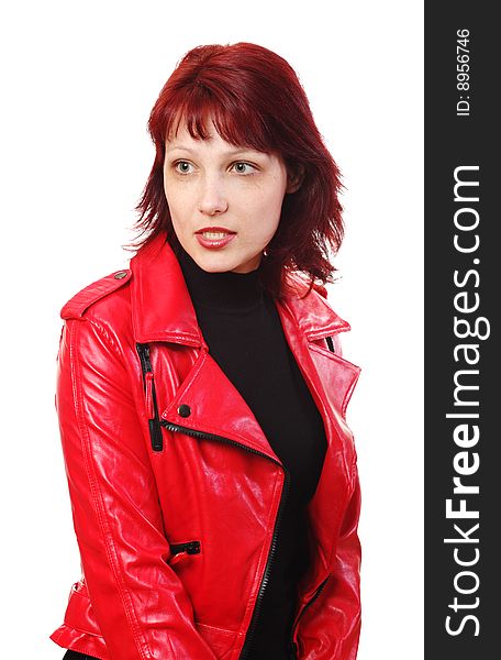 Woman In Red Jacket