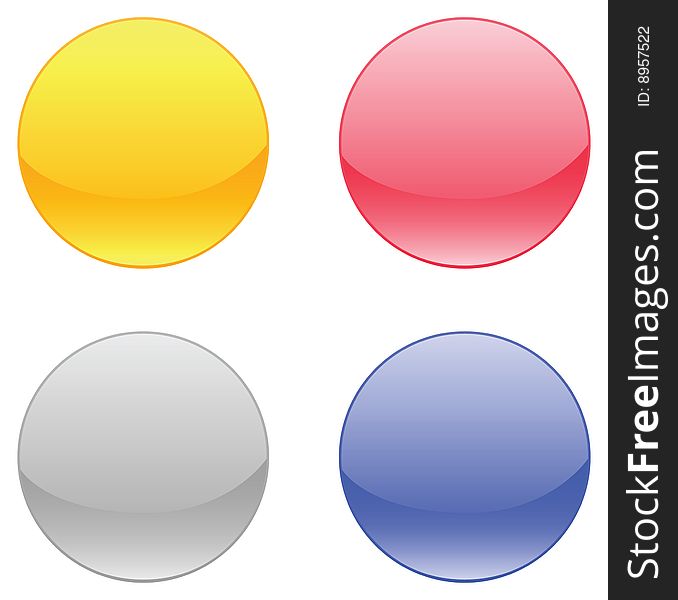 Simple Glossy Buttons