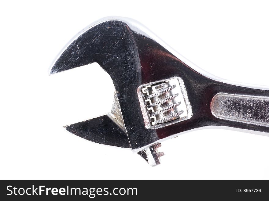 Monkey wrench isolated on white. Monkey wrench isolated on white.