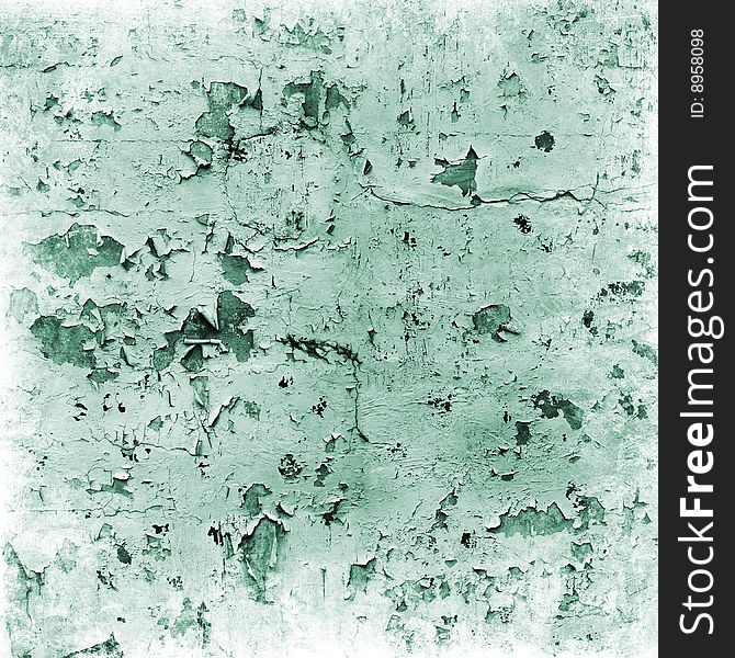 Greenish Scratched Paint Texture Background. Greenish Scratched Paint Texture Background